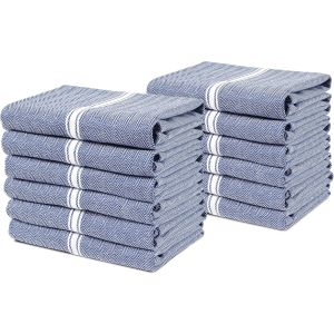 LANE LINEN Pack of 12 Kitchen Towels Set